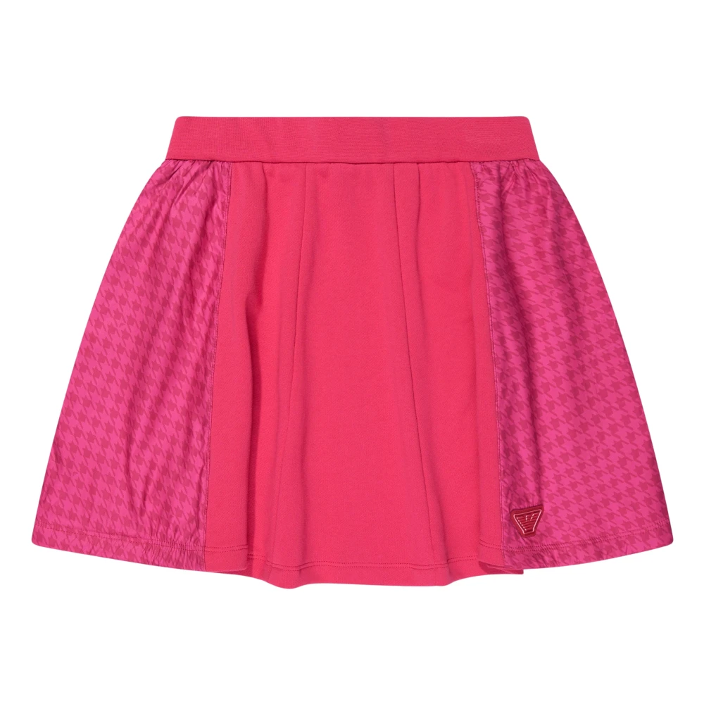 Emporio Armani Girls Pink Flared Skirt