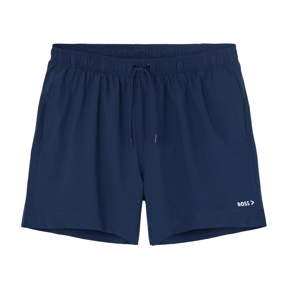 Hugo Boss Blauwe Sea Boxer Zwemkleding Blue Heren