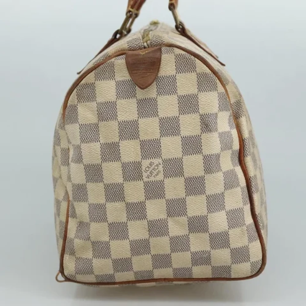 Louis Vuitton Vintage Pre-owned Canvas handbags White Dames