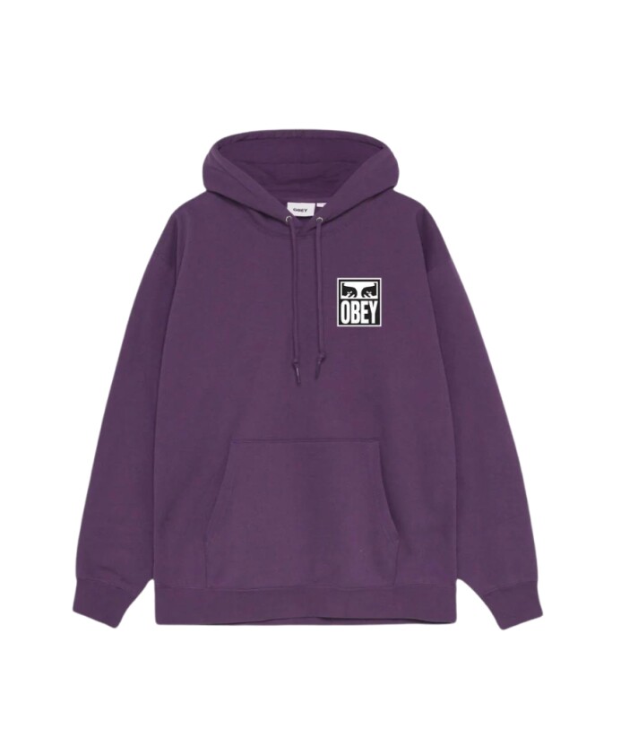 paarse-hoodie-met-logoprint