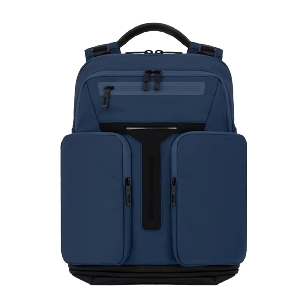 Piquadro Men's Blue Backpack For Computer And Ipad Pro 12.9"
