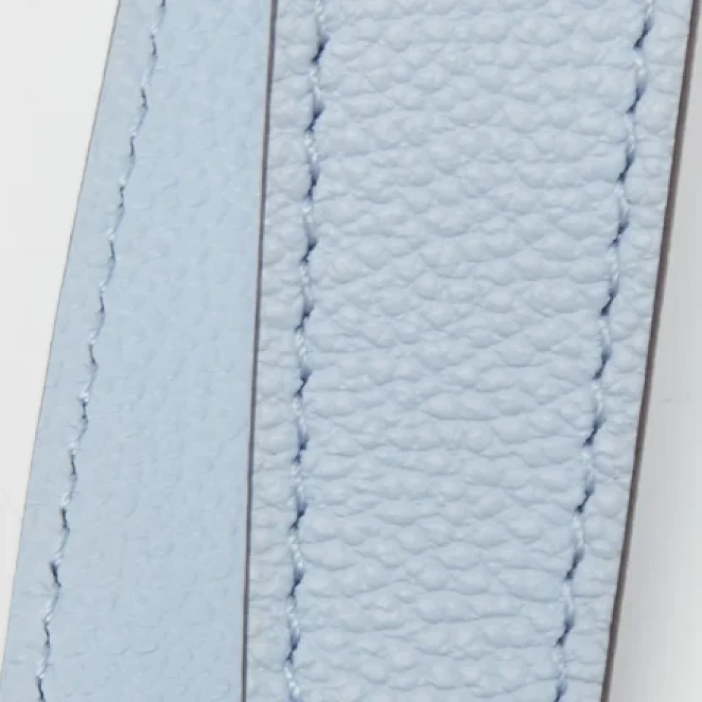 Louis Vuitton Vintage Pre-owned Leather belts Blue Dames
