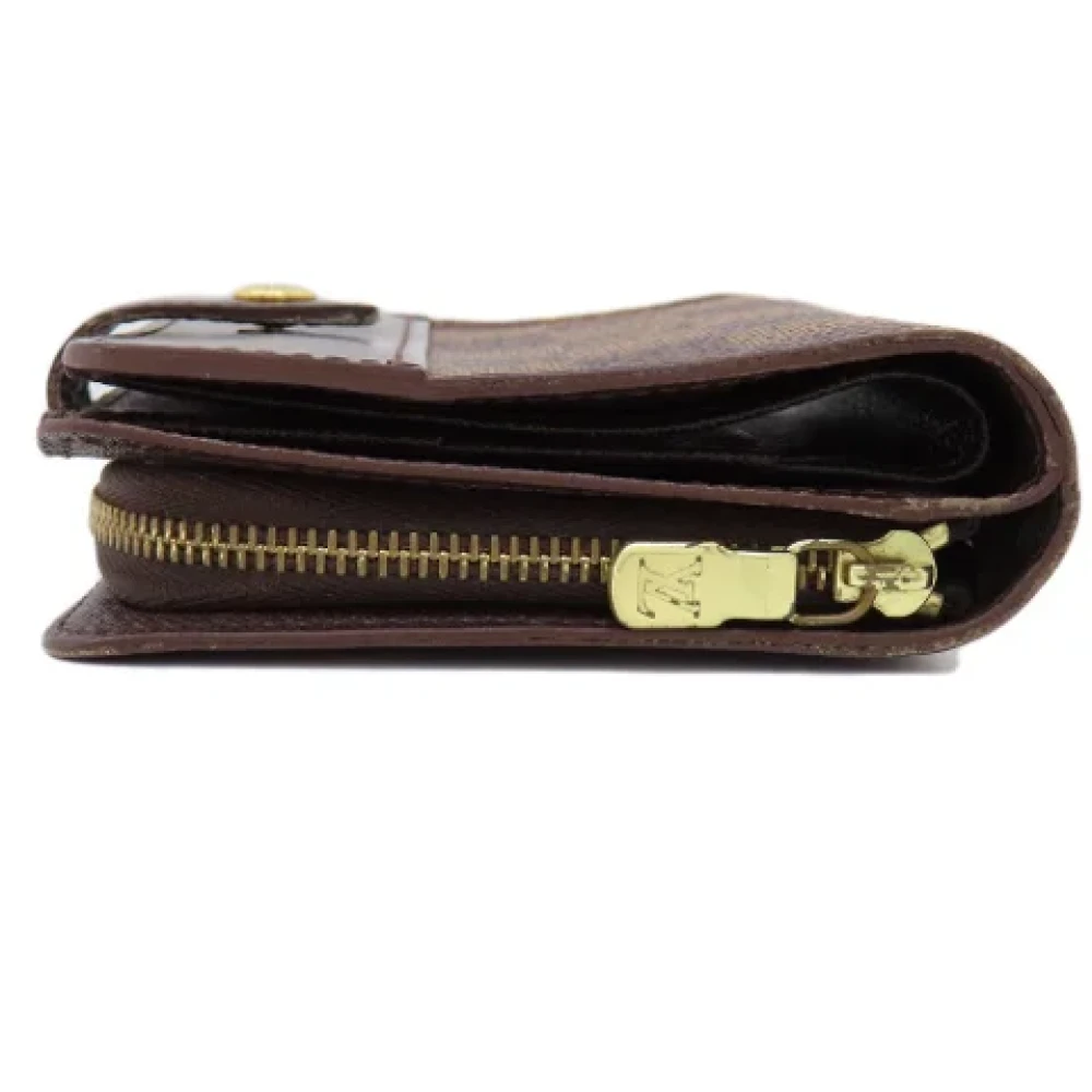 Louis Vuitton Vintage Pre-owned Canvas wallets Brown Dames