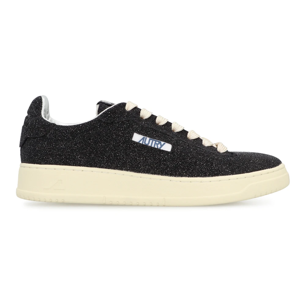 Autry Women's Black Sneakers, 4 Uk, Dallas Low Trainers