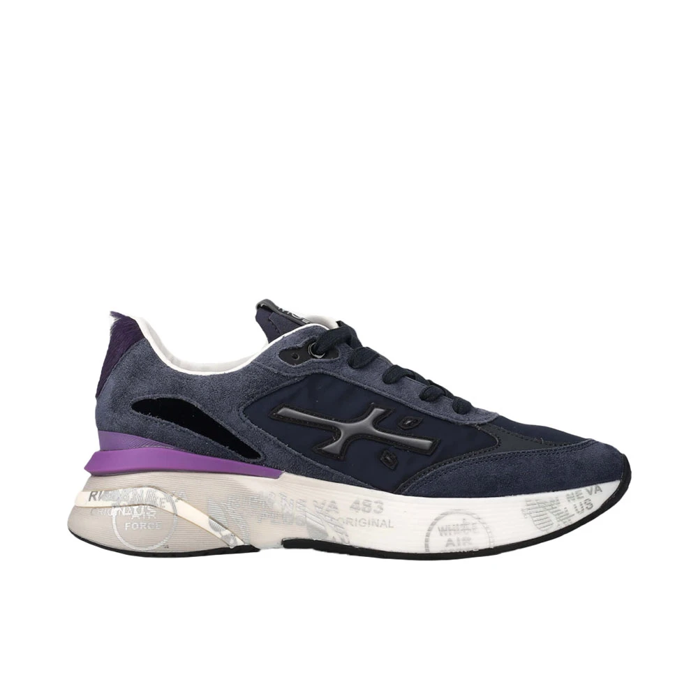 Premiata Paarse Sneakers Model Moerund 7794 Heren Schoenen