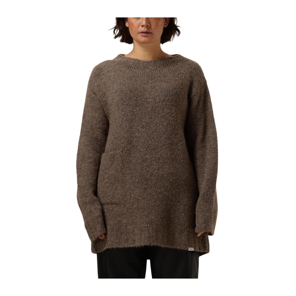 Penn&Ink N.Y Bruine Acryl Trui voor Vrouwen Brown Dames