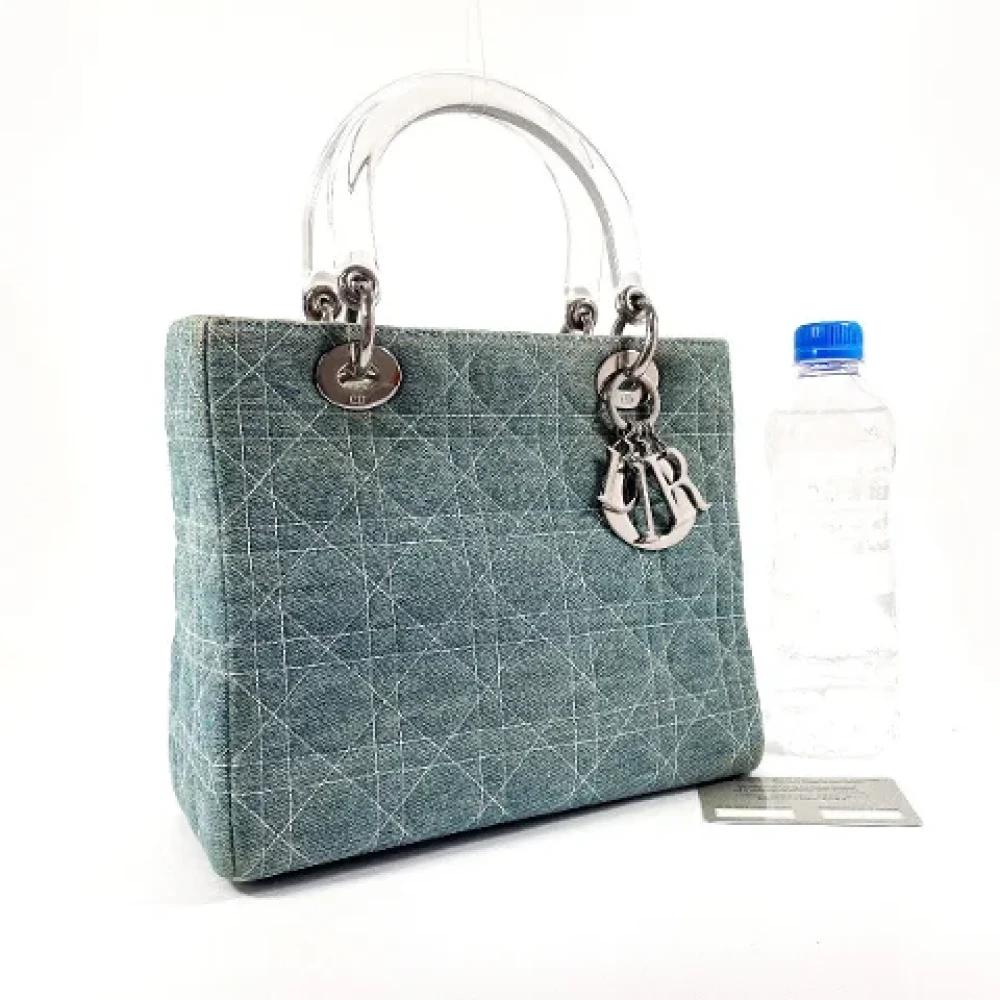 Dior Vintage Pre-owned Denim dior-bags Blue Dames