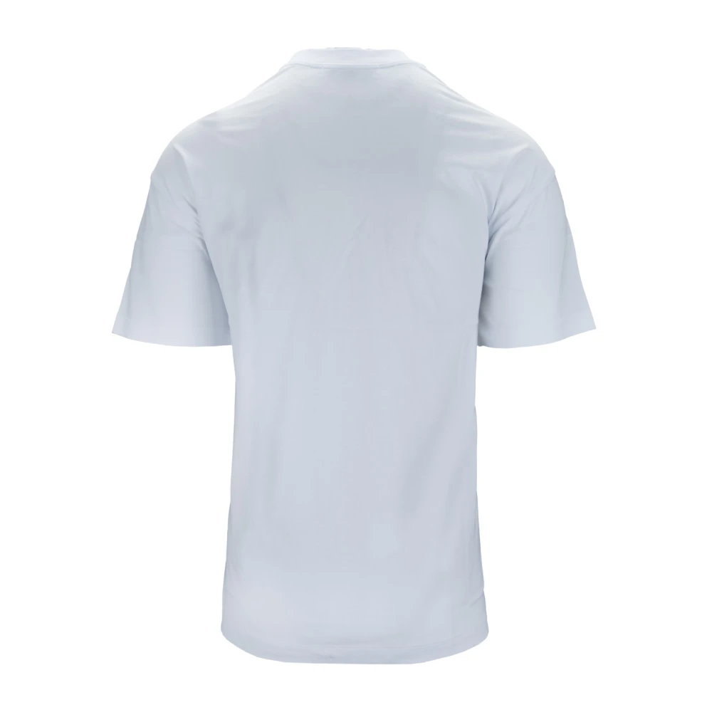 Msgm Liefde Print Katoenen T-shirt White Heren