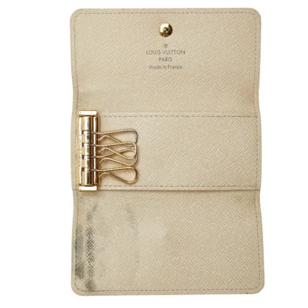 Louis Vuitton Vintage Pre-owned Canvas key-holders White Dames