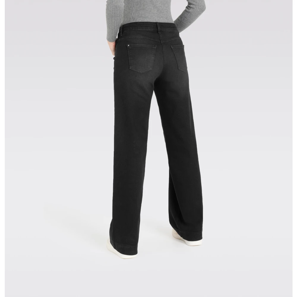 MAC Dream Wide Authentic Mega Flex Jeans Gray Dames