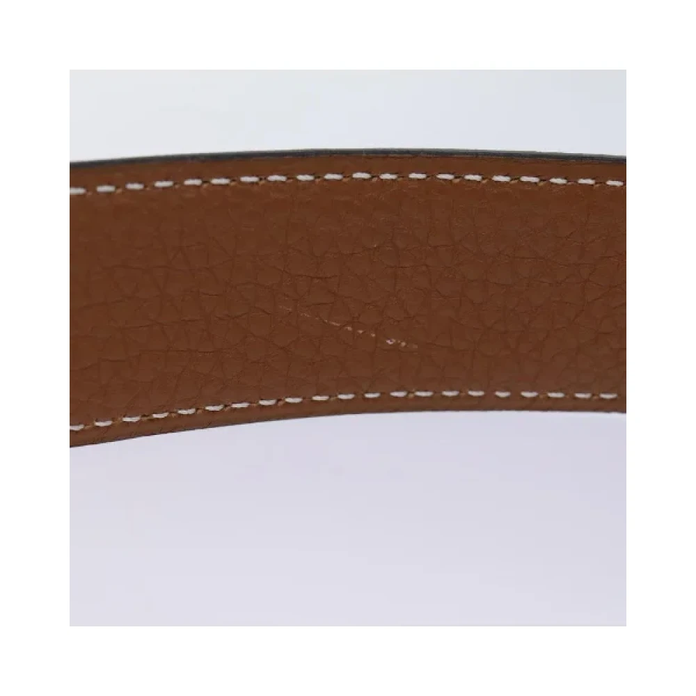 Hermès Vintage Pre-owned Leather belts Black Dames