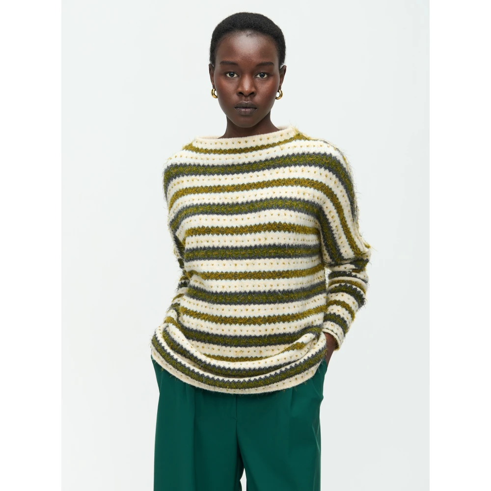 Jane Lushka Anys Pullover Green Dames