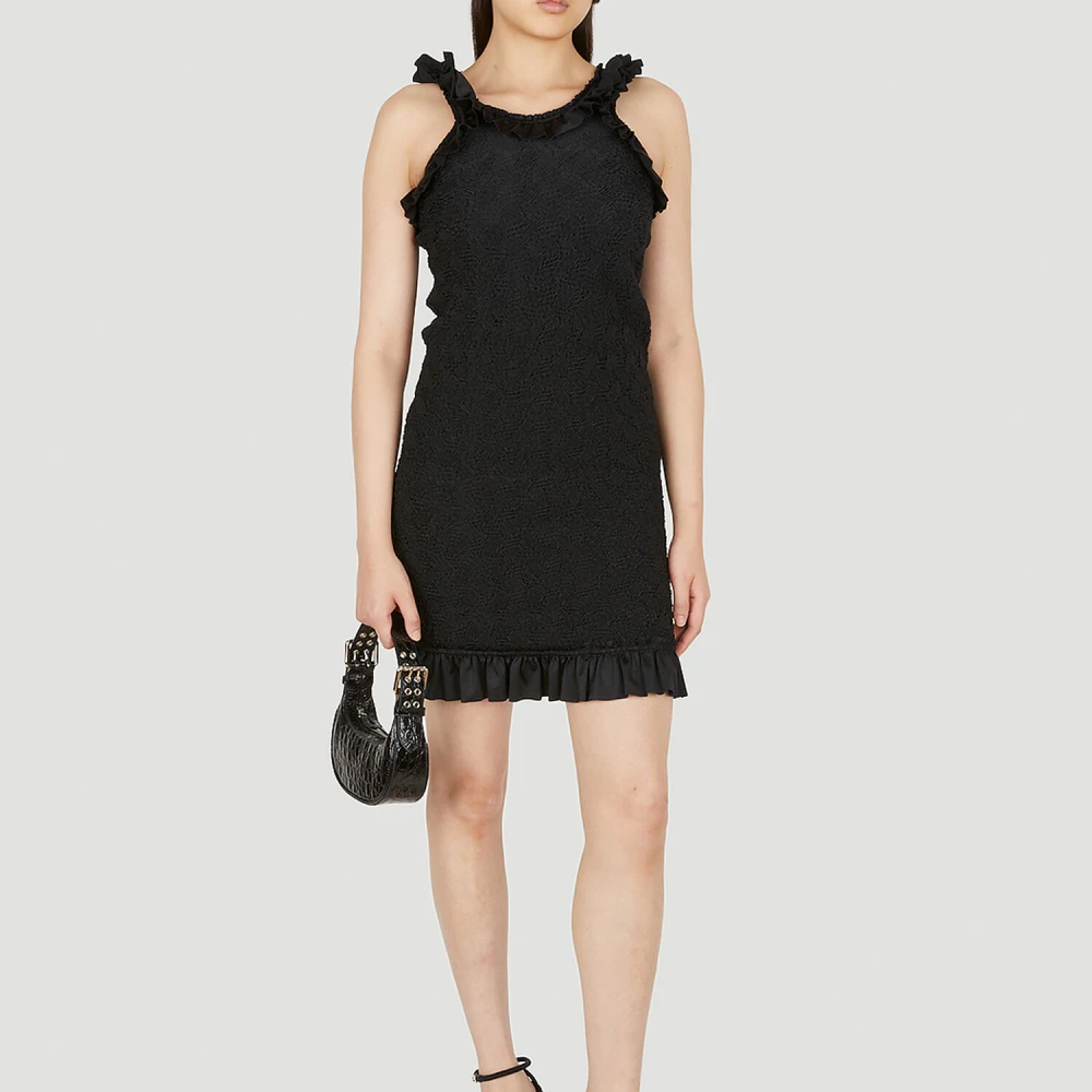 alexander wang Ruffle Trim Jurk Black Dames