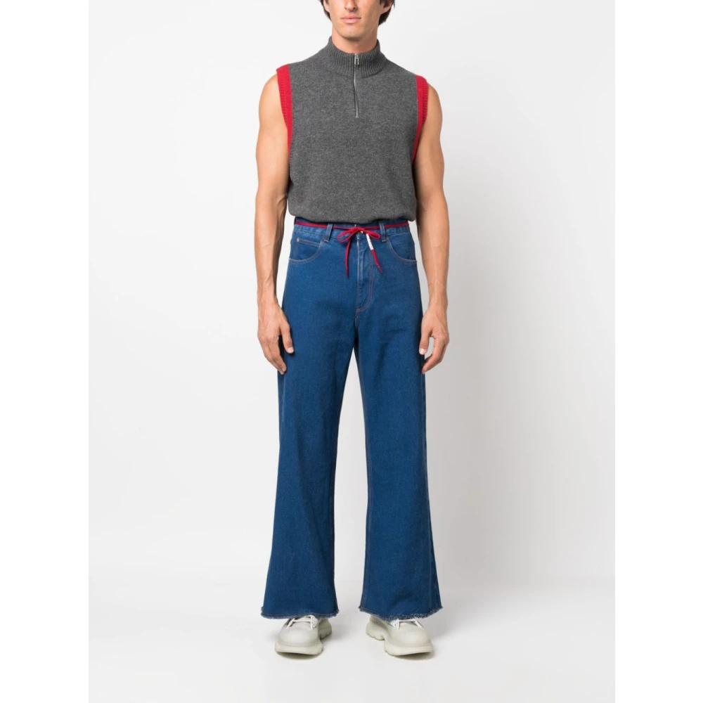 Marni Blauwe Jeans Blue Heren