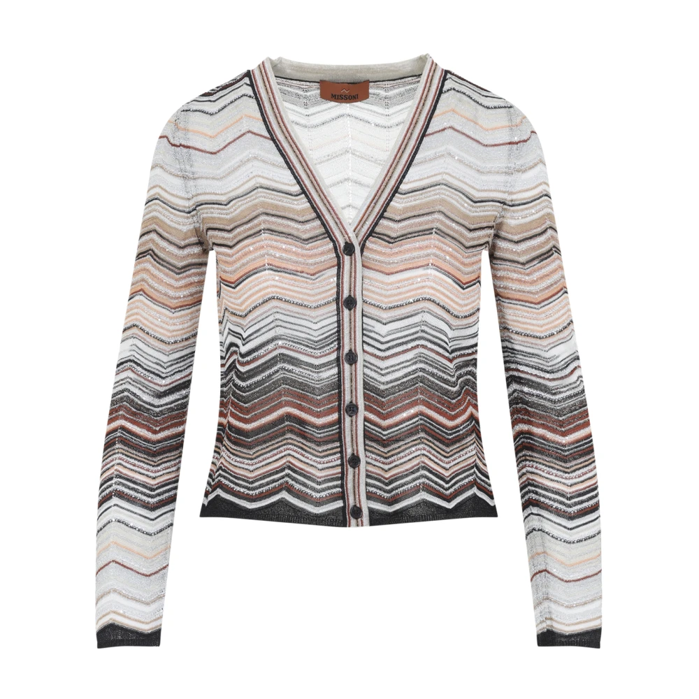 Missoni Femme Multicolor - Cardigan Boutonné - Pulls - E - Taille: 36 Fr