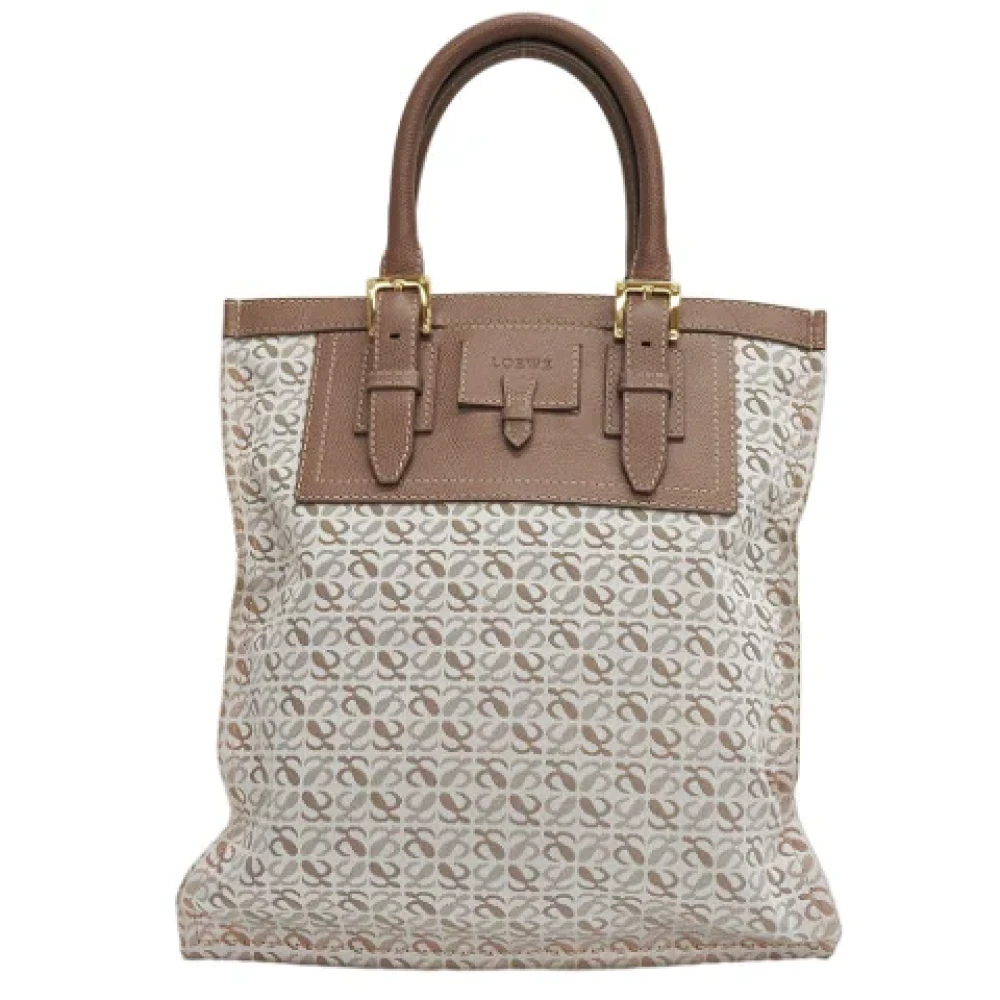 Loewe Pre-owned Fabric totes Beige Dames
