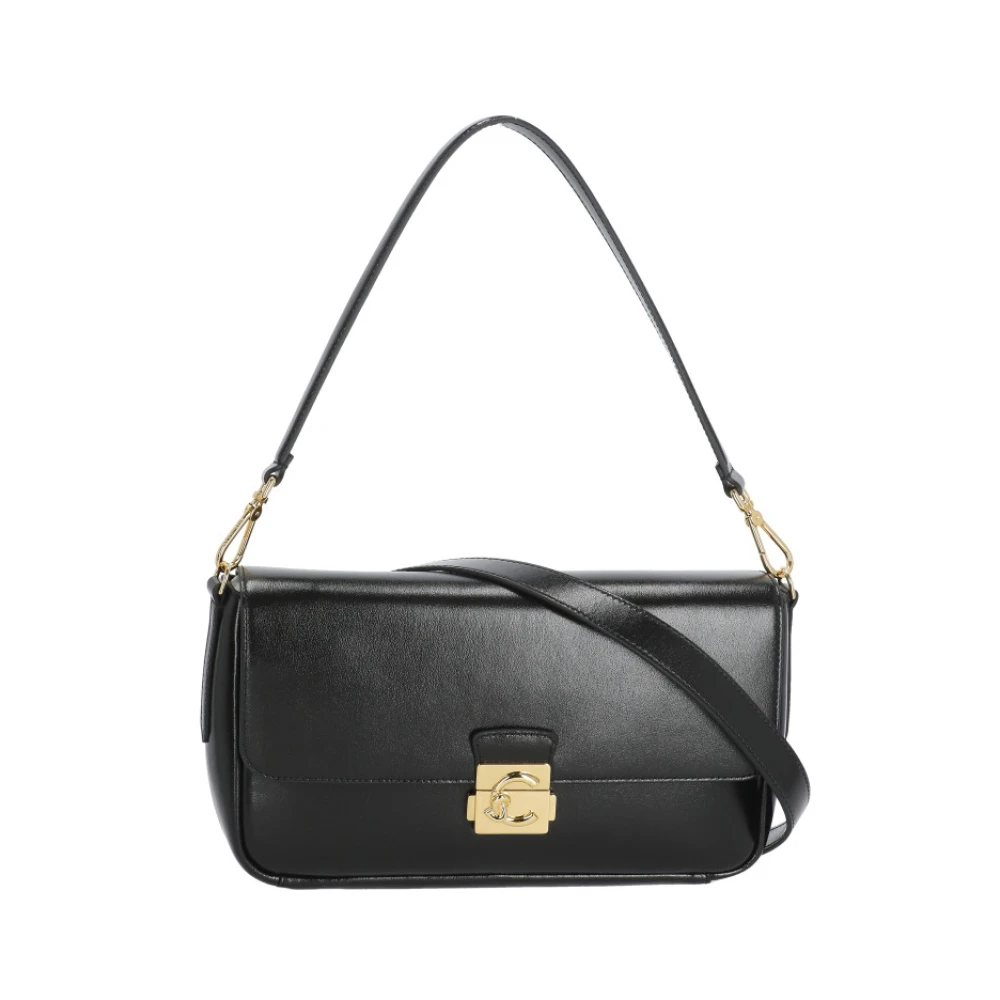 Coccinelle Black C-Me Lock Shoulder Bag - Female - Shoulder Bags - One Size - Bags