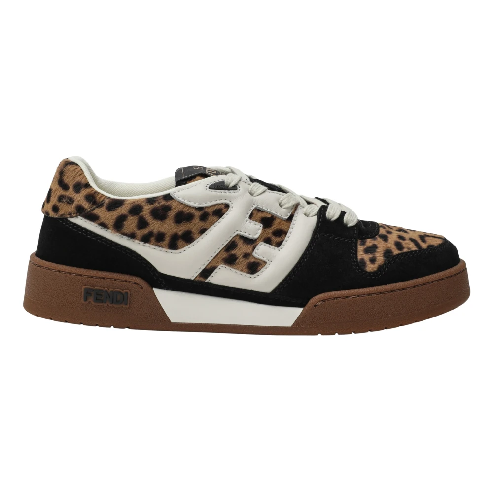 Fendi Brun Låg Topp Sneaker