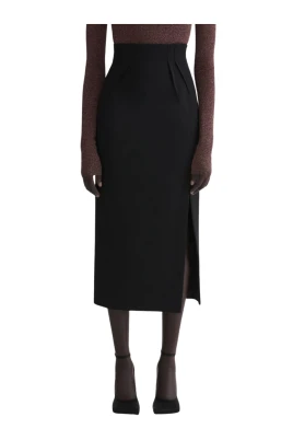 Re/Edit High-Rise Wrap Skirt