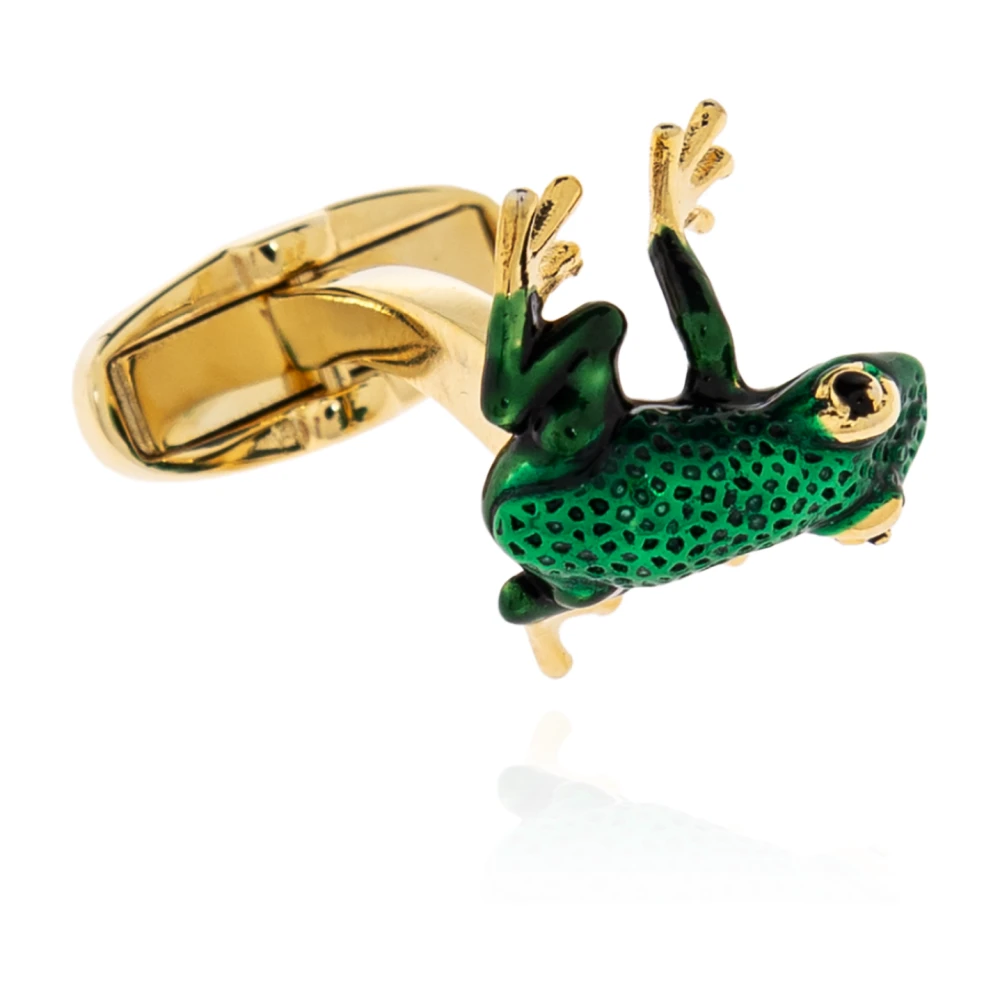 Paul Smith Manchetknopen met kikker motief Green Heren