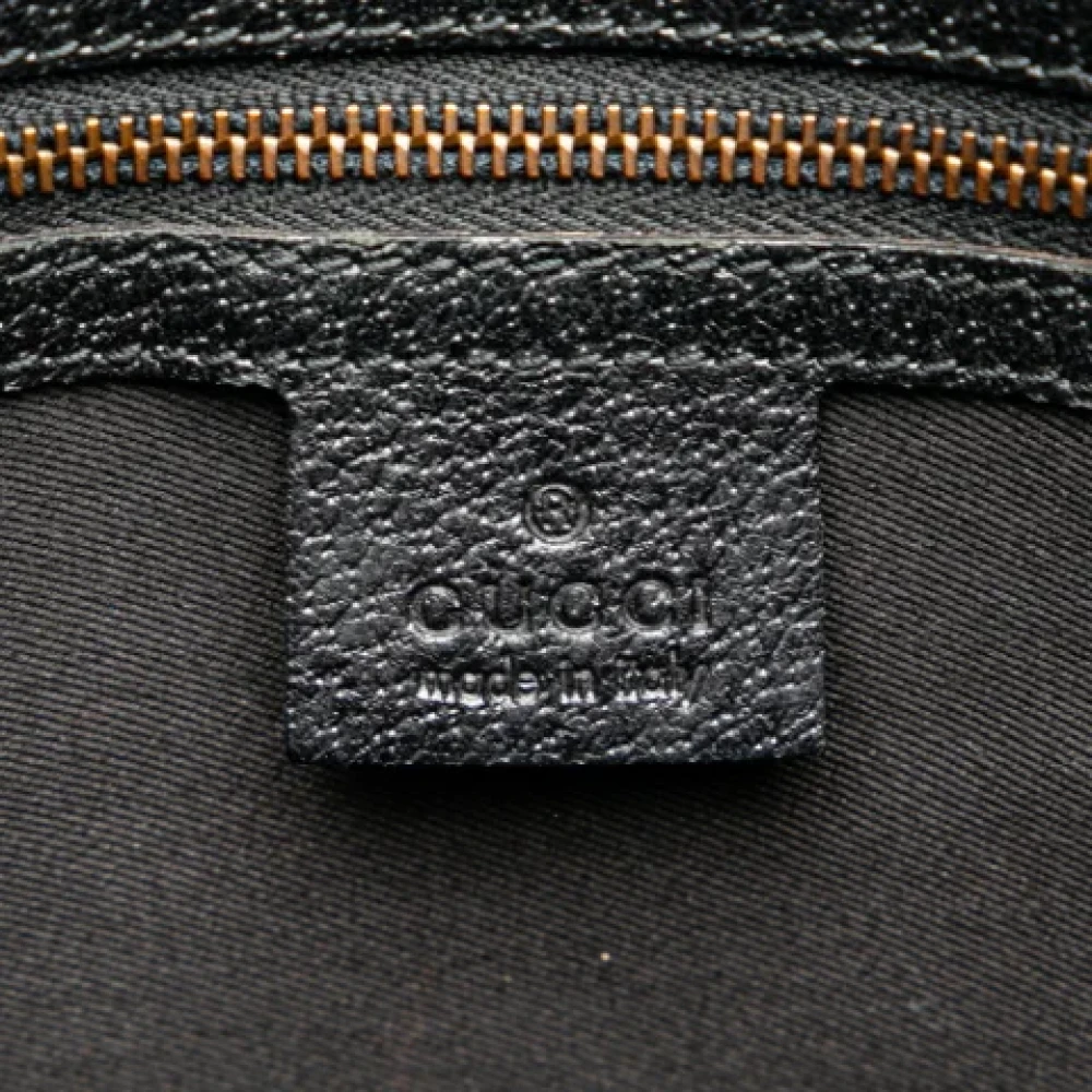 Gucci Vintage Pre-owned Canvas shoulder-bags Black Dames