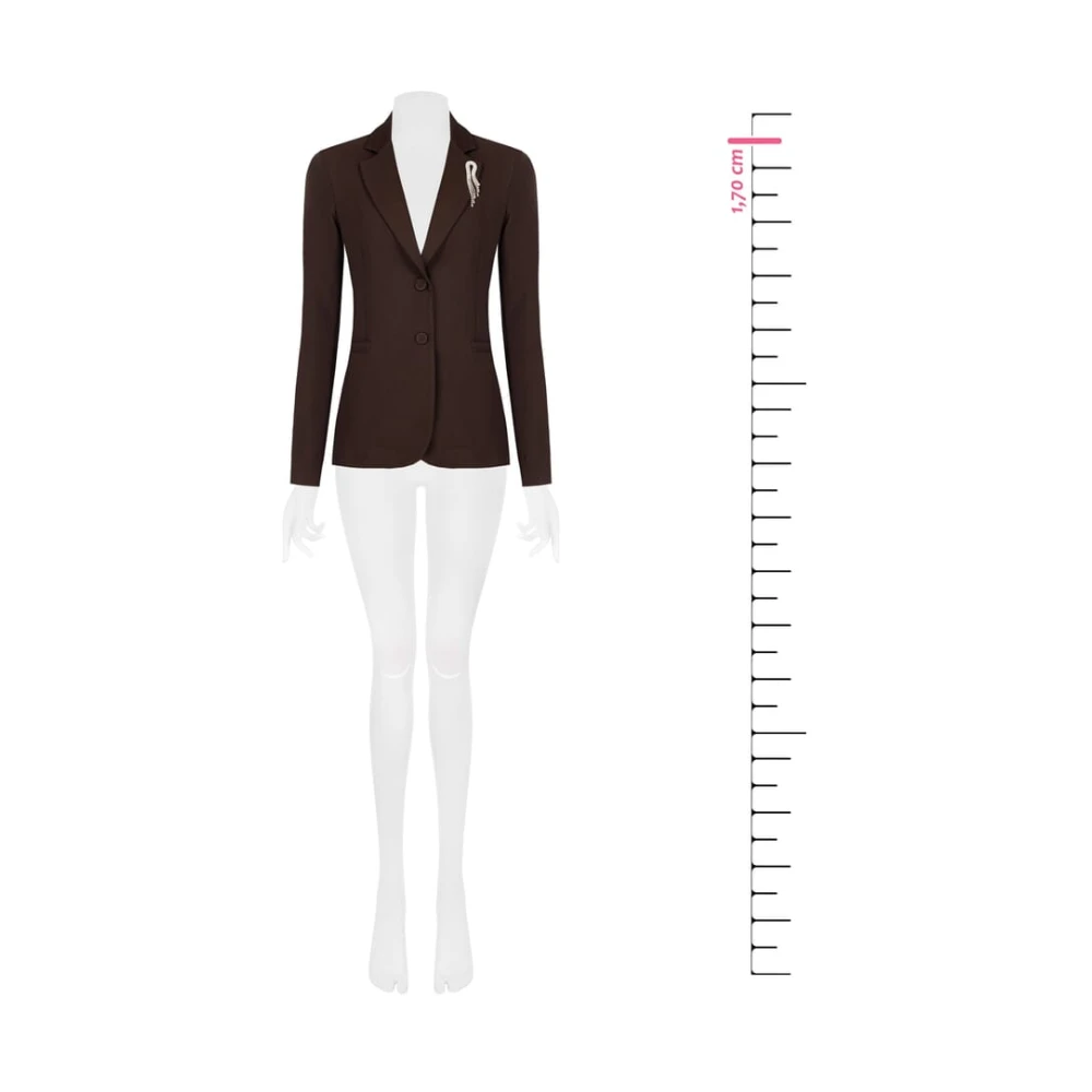RINASCIMENTO Herfst Winter Jas Collectie 2024 25 Brown Dames