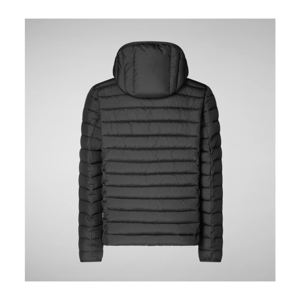 Save The Duck Zwarte Piumino Juncus Jas Black Heren