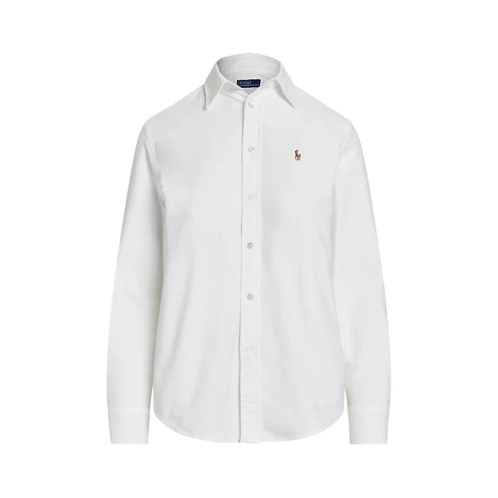 Polo Ralph Lauren Donna Bianco Camicette L, New,