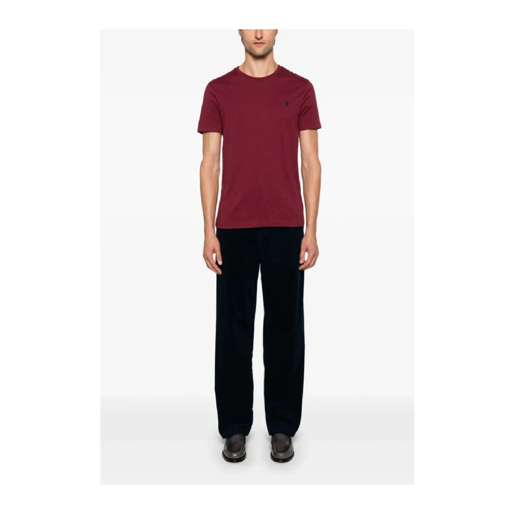 Ralph Lauren Korte Mouw T-Shirt Collectie Red Heren