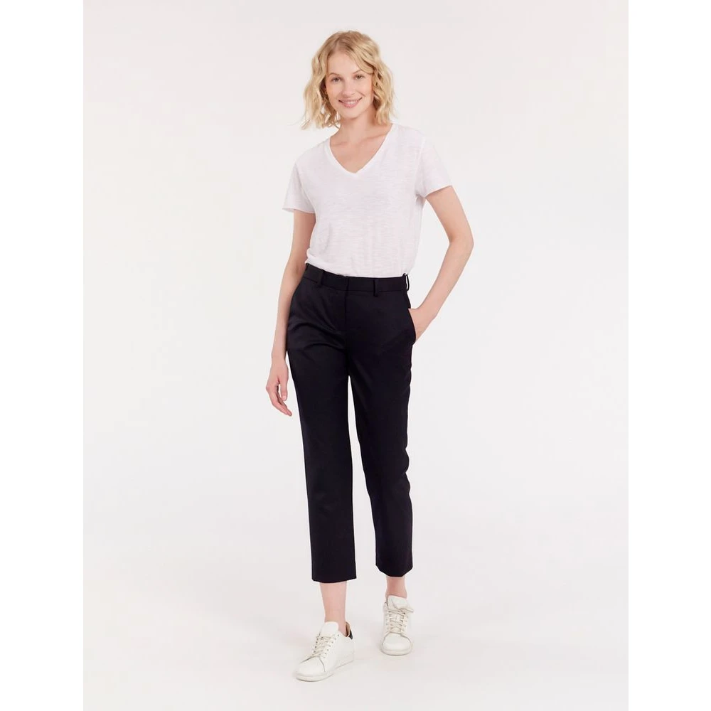 Ines De La Fressange Paris Audrey middernachtblauwe broek Blue Dames