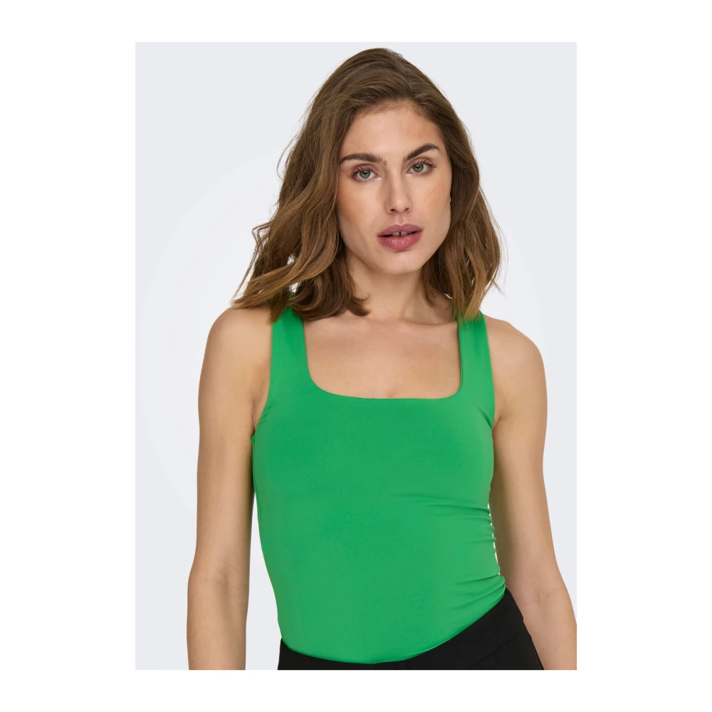 Only Sleeveless Tops Green Dames