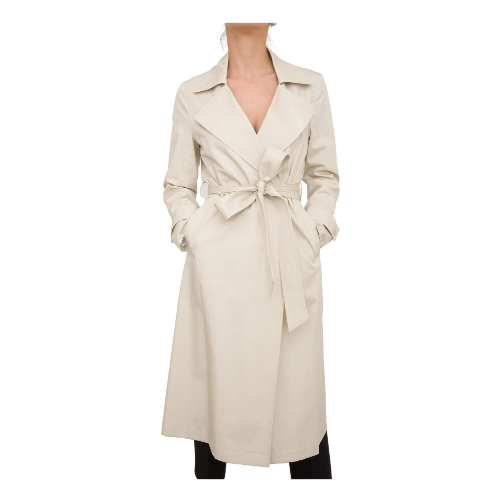 Kocca Beige Trench Coat Beige Dames