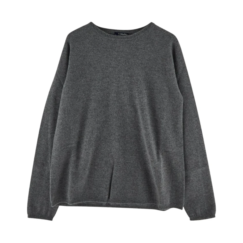 Max Mara Kasjmier Crewneck Sweater Gray Dames