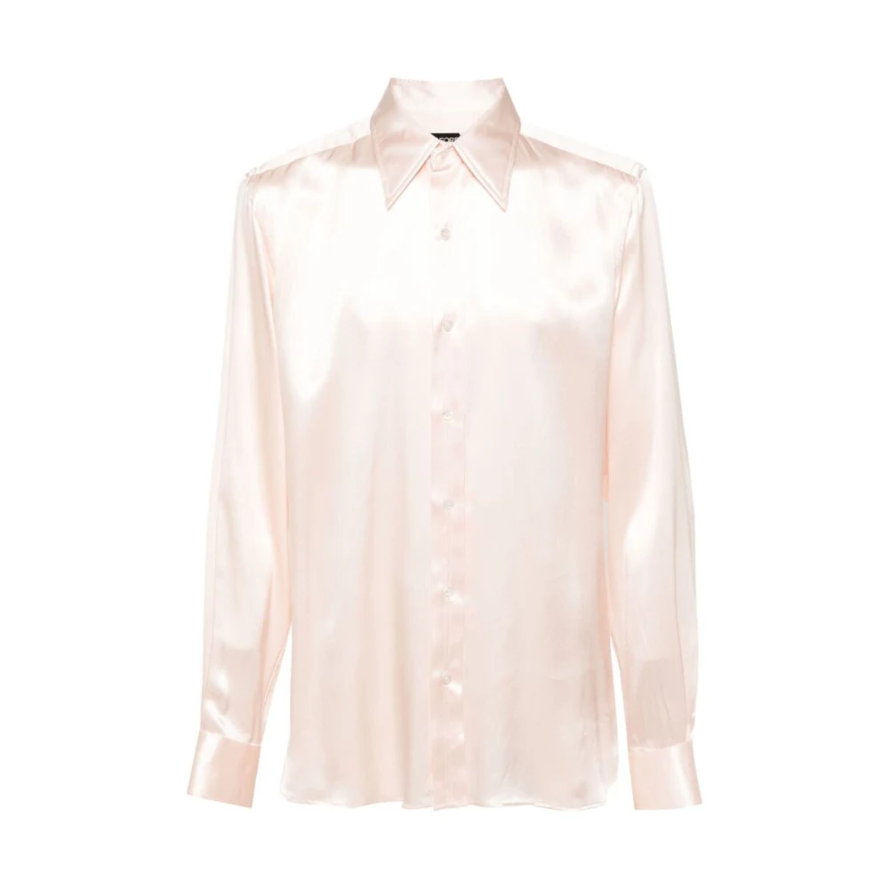 Tom Ford Shirts Pink Heren