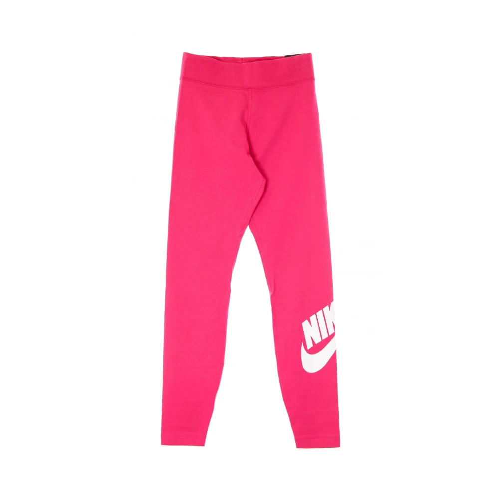 Nike Hoge Taille Legging Futura Fireberry Wit Pink Dames