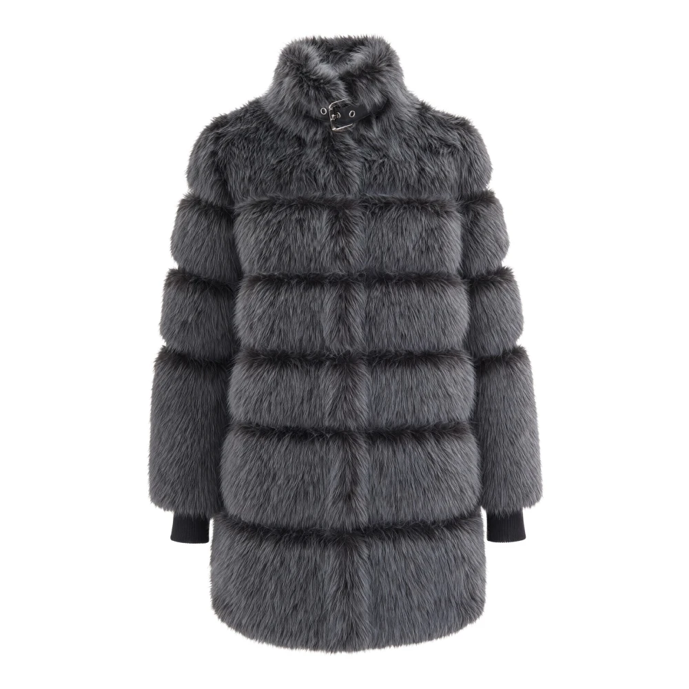 Giubbotto fluffy lungo - Immagine 4