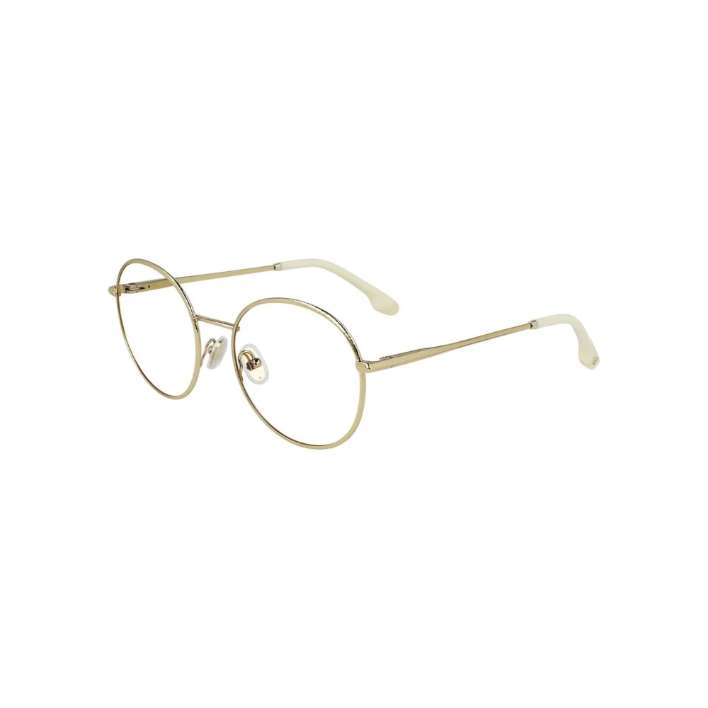 Victoria Beckham Women's Yellow Glasses, One Size, Metal Glasses Frames