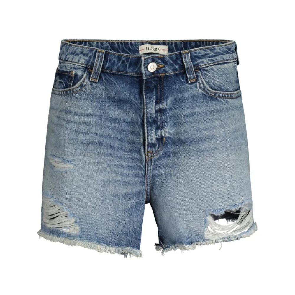 Guess Women's Blue Denim Shorts