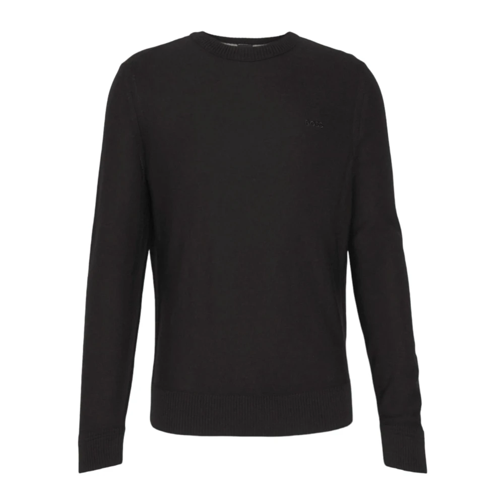 Hugo Boss Trui met ronde hals Black Heren