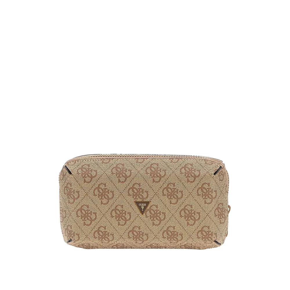 Guess Brown Toilet Bags, Male, One Size, Mini Bag