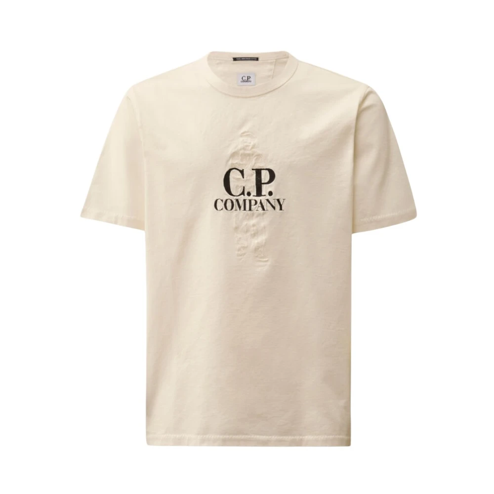 C.P. Company Britse Zeeman Jersey T-shirt Beige Heren