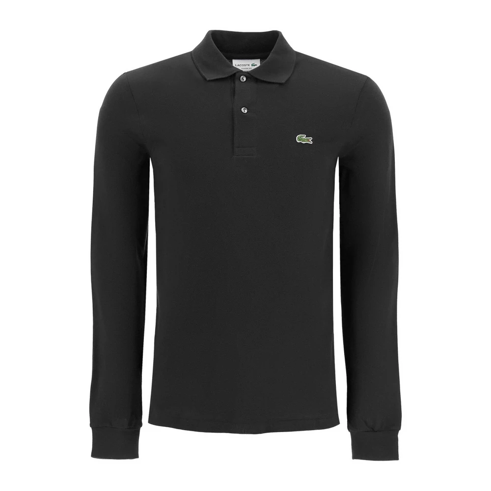 Lacoste Klassieke Lange Mouw Polo Shirt Black Heren