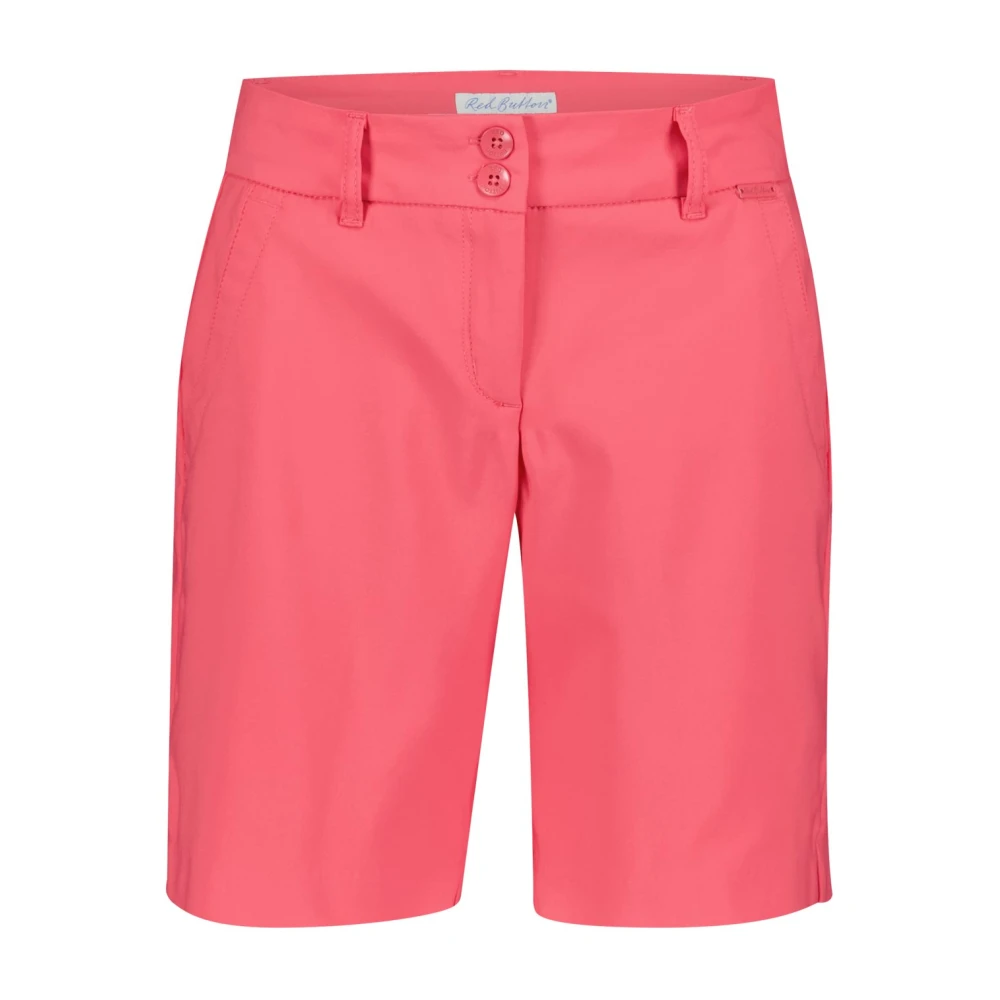 Red Button Koraal Ava Smart Shorts Red Dames