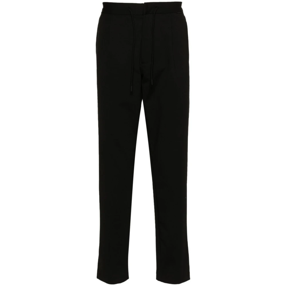 Calvin Klein Zwarte broek met elastische taille Black Heren