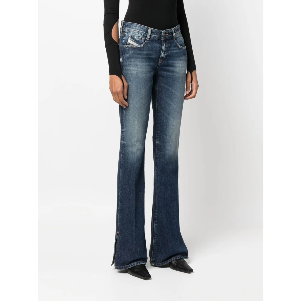 Diesel Flared Jeans Blue Dames