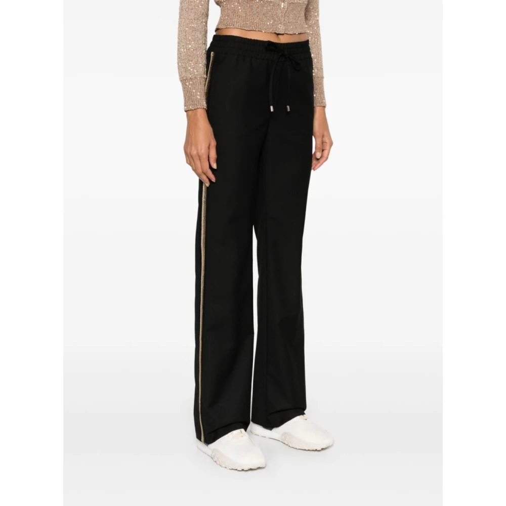 Ermanno Scervino Zwarte Broek Black Dames