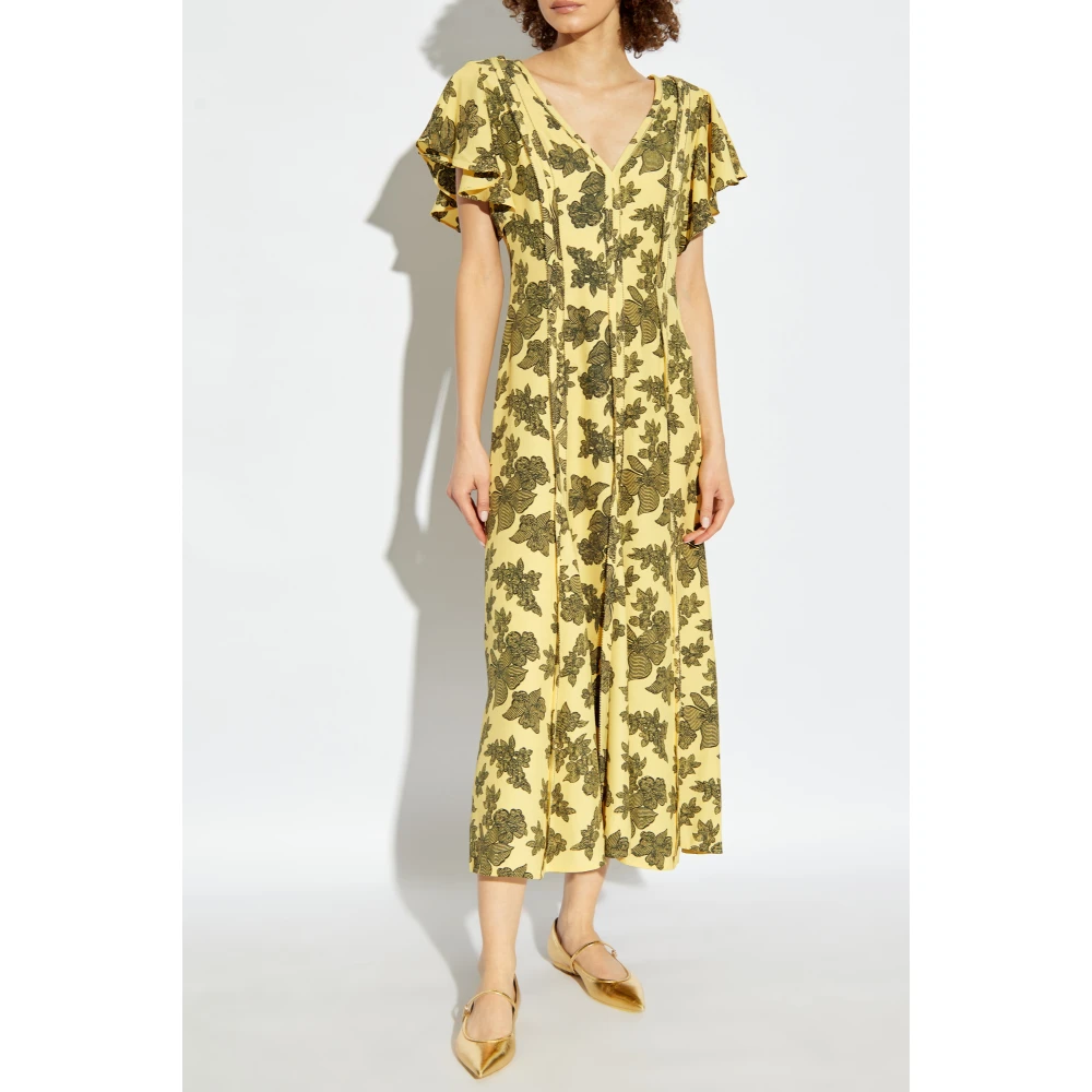 Ulla Johnson Jurk Evette Yellow Dames