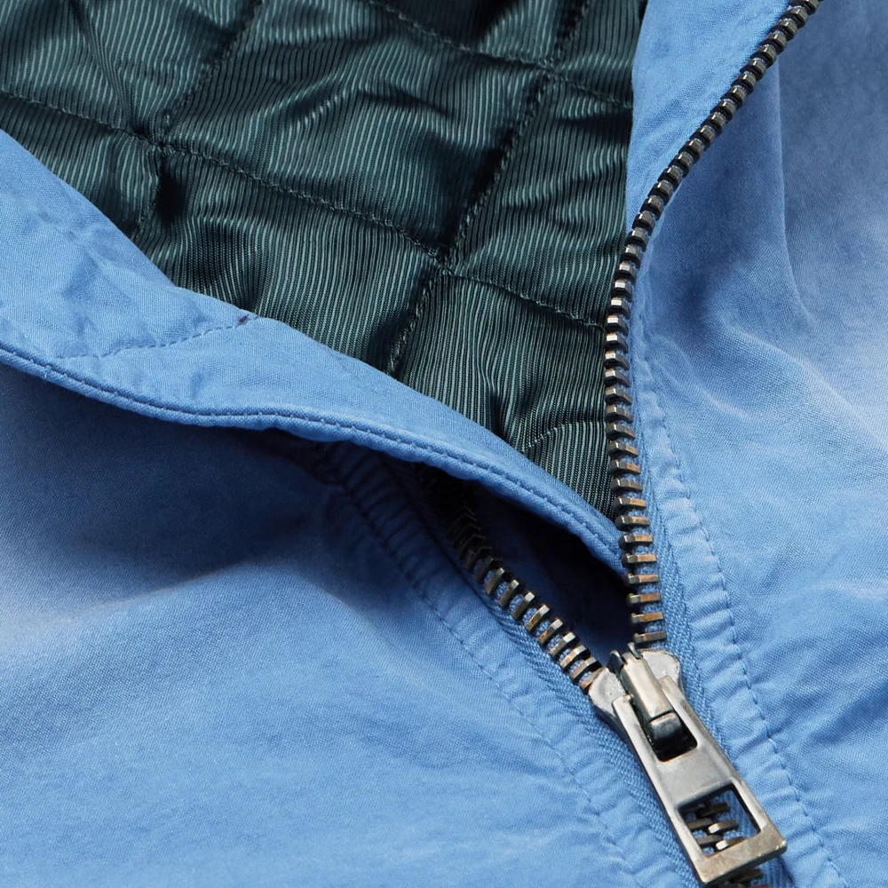 Loewe Gewatteerde Bomberjack Corduroy Afwerking Blue Heren