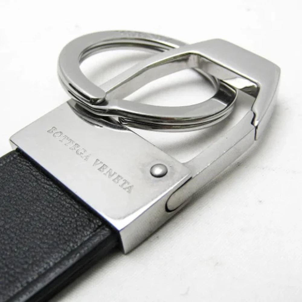 Bottega Veneta Vintage Pre-owned Leather key-holders Black Dames
