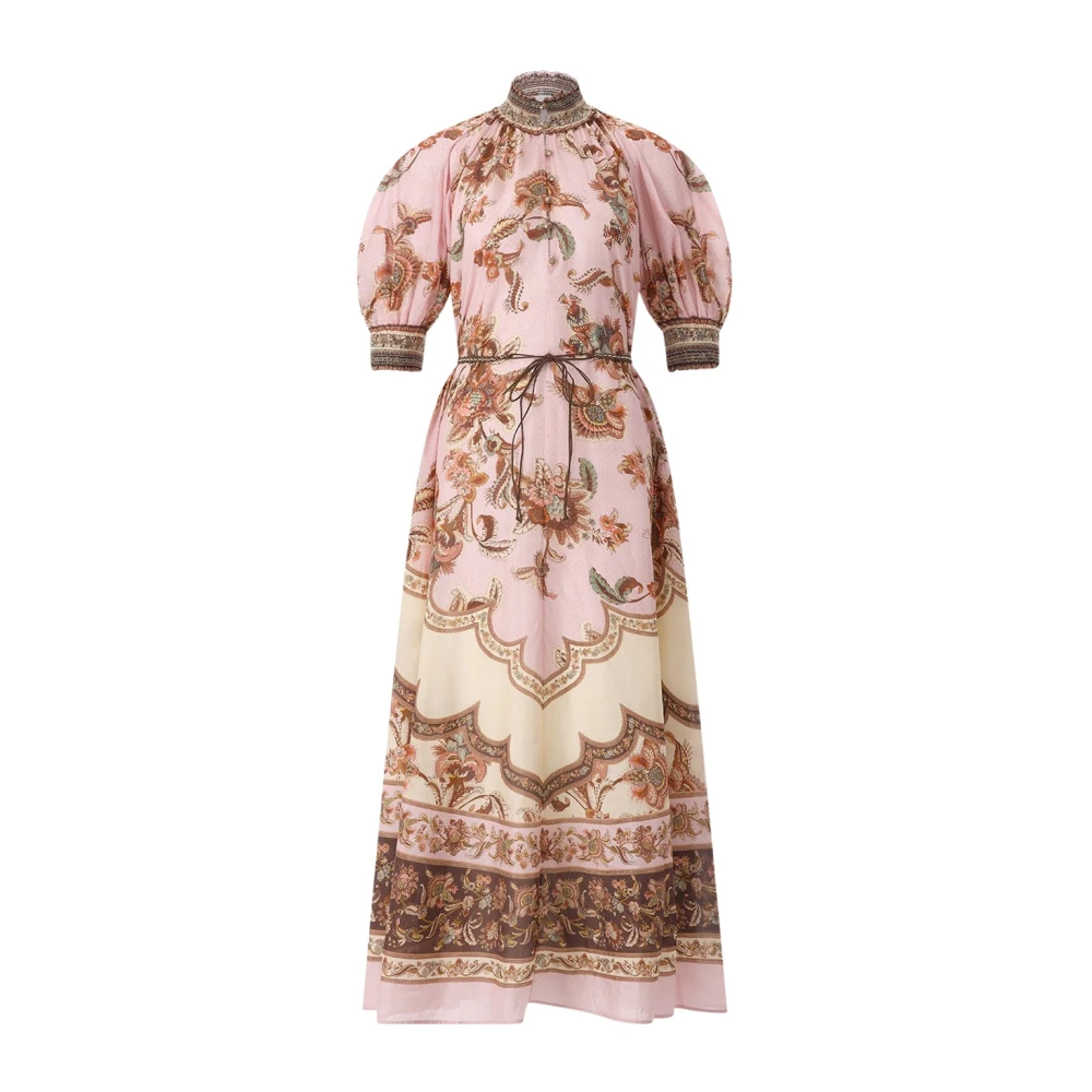 Zimmermann Maxi Dress - Female - Maxi Dresses - Pink - M - Dresses